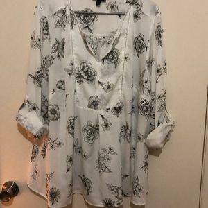 Lane Bryant Sheer Blouse